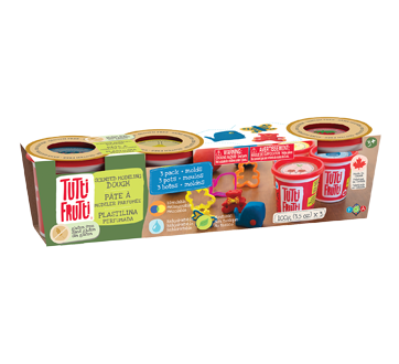 Image of product Tutti Frutti - Gluten Free Modeling Dough Pack & Molds, 3 units