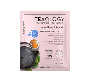 Image 1 of product Teaology Tea Infusion Skincare - Hyaluronic Tea Eye Mask, 1 unit