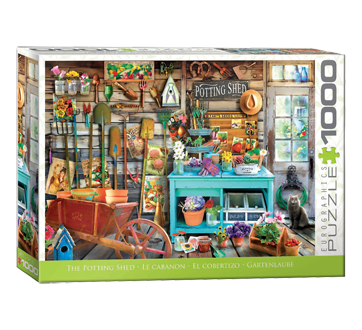 Image of product Eurographics - Puzzle 1000 Pieces, The Potteng Shed, 1 unit
