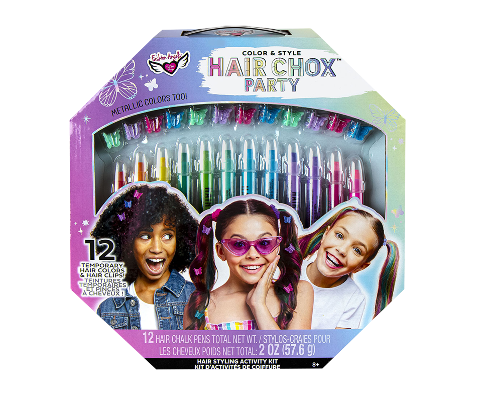Hair ChoxColor & Style Party Activity Kit, 12 units Fashion Angels