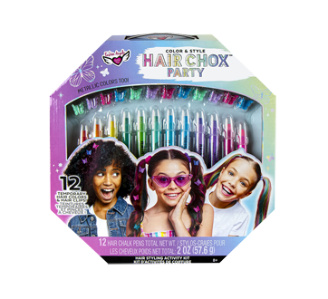 Hair Chox-Color & Style Party Activity Kit, 12 units – Fashion Angels :  Arts and crafts | Jean Coutu