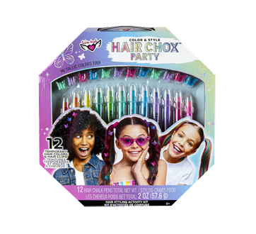 Hair Chox-Color & Style Party Activity Kit, 12 units – Fashion Angels : Arts and crafts | Jean Coutu Hair Chox-Color & Style Party Activity Kit, 12 units – Fashion Angels : Arts and crafts | Jean Coutu