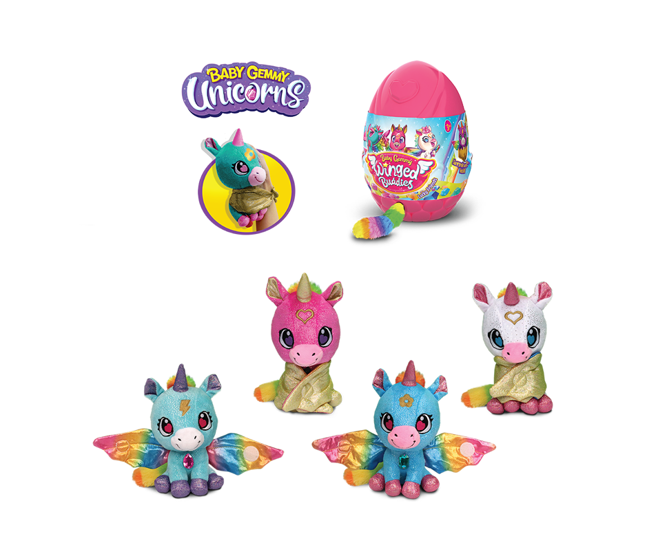 Baby Gemmy Unicorn, assorted, 1 unit Imports Dragon Makeup Jean Coutu