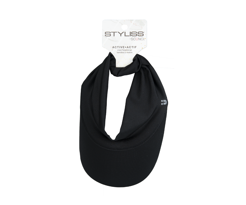 Headwrap Visor, 1 unit Styliss by Scunci Elastic, barrette, clip or