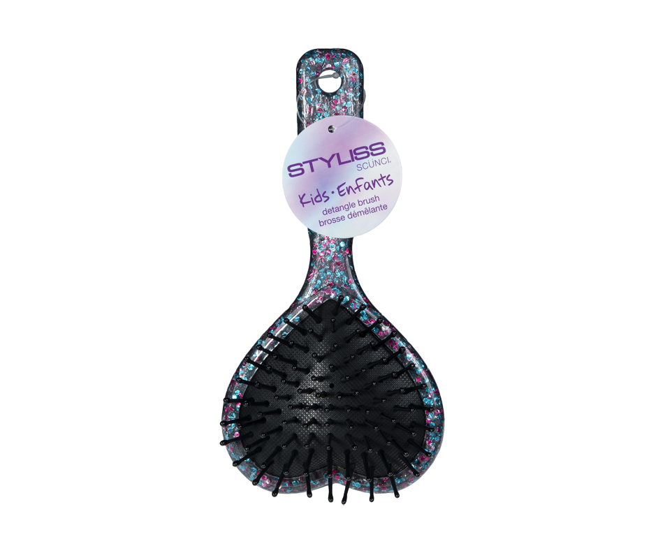 Detangle Brush for Kids, 1 unit Styliss by Scunci Brush and comb
