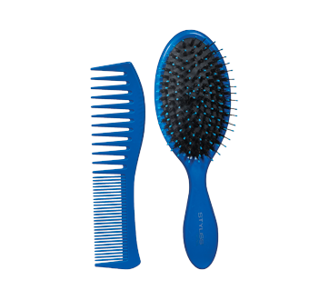 Detangle brush and comb, 2 units