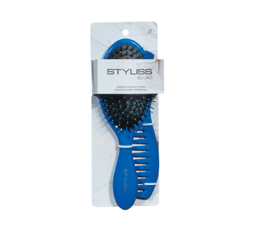 Image 2 of product Styliss by Scunci - Detangle brush and comb, 2 units