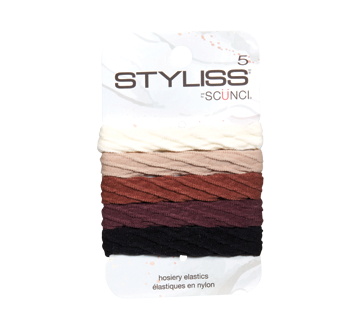 Image of product Styliss by Scunci - Hosiery elastics, 5 units