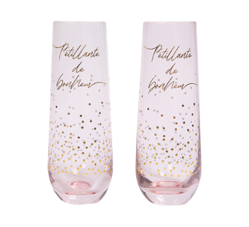 Pink & Gold Champagne Set, 1 unit