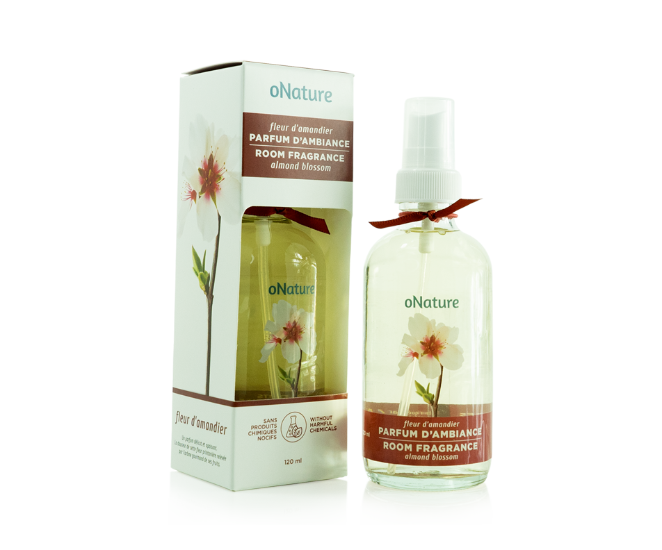 Room Fragrance, Almond Blossom, 120 ml oNature Room freshener Jean Coutu