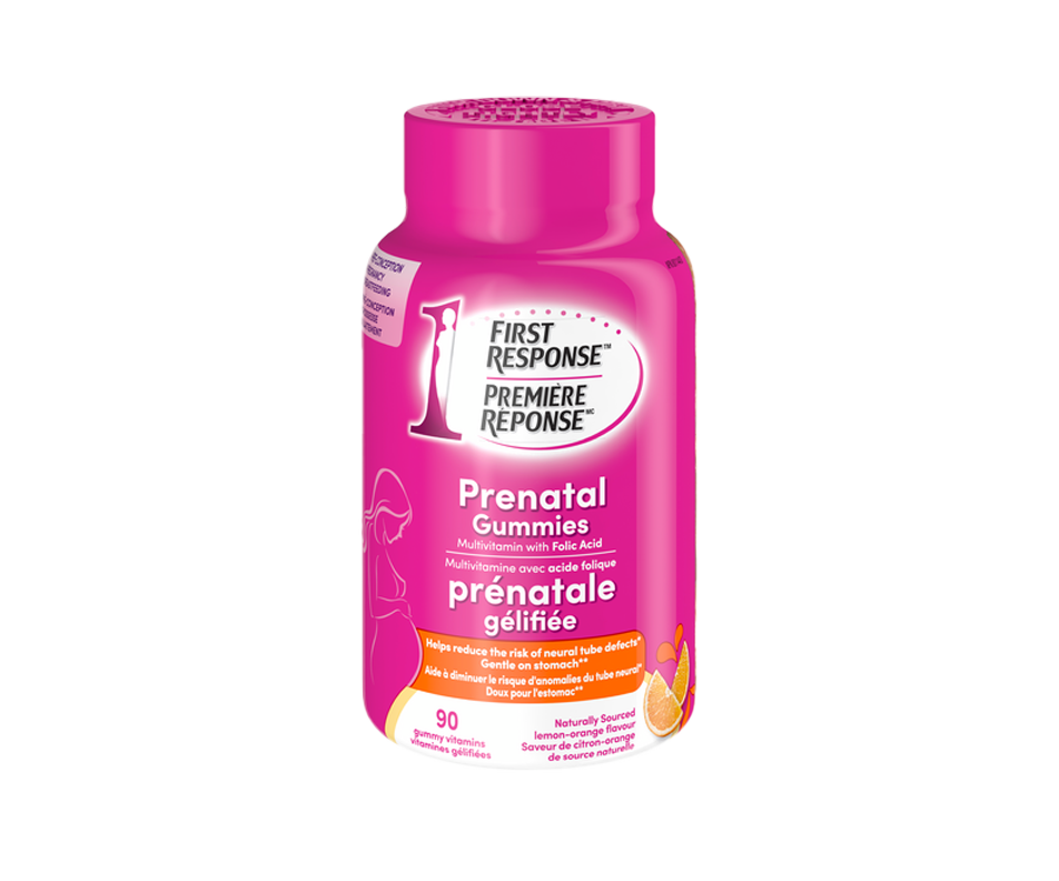 First Response Prenatal Multivitamin Gummies, Orange, 90 units First
