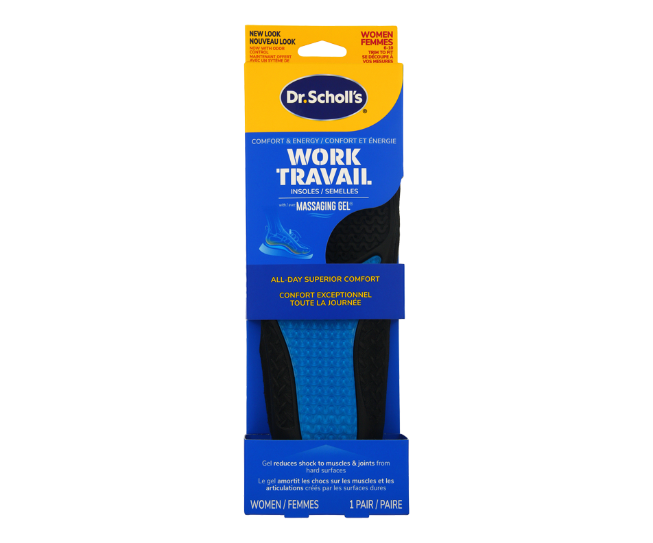 Dr. Scholl's Work Massaging Gel Work Advanced Insoles M 8-13 Men - Foto 8
