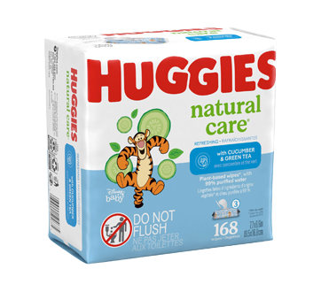 Image 2 of product Huggies - Natural Care Refreshing Baby Wipes, Scented, 168 units