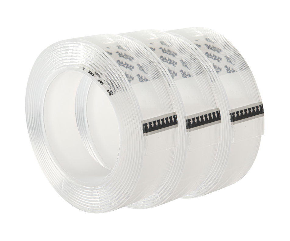 Double Sided Multipurpose Removeable Adhesive Tape, 3 units Alien