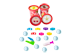Thumbnail 2 of product Tutti Frutti - Modeling Dough Sparkling Cupcake Lit, Gluten free, 1 unit