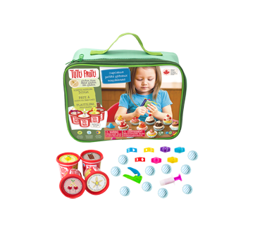 Image 3 of product Tutti Frutti - Modeling Dough Sparkling Cupcake Lit, Gluten free, 1 unit