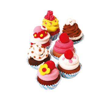 Image 4 of product Tutti Frutti - Modeling Dough Sparkling Cupcake Lit, Gluten free, 1 unit