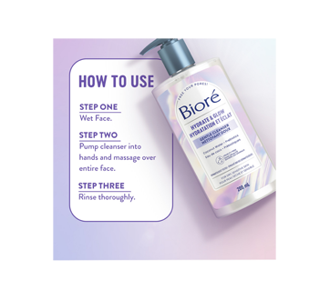 Image 2 of product Bioré - Hydrate & Glow Gentle Cleanser Face Wash for Dry Sensitive Skin, 200 ml