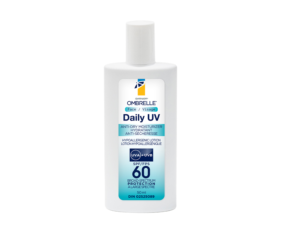 Ombrelle Daily UV Face Sunscreen SPF 60, AntiDry Moisturizer