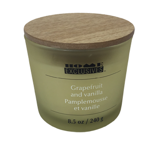 Scented Candle, Grapefruit and vanilla, 1 unit