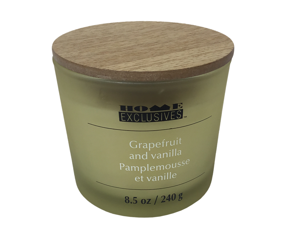 Scented Candle, Grapefruit and vanilla, 1 unit Home Exclusives