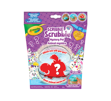 Image of product Crayola - Scribble Scrubbie Mystery Pet, 1 unit
