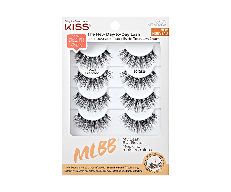 My Lash But Better False Eyelashes Multipack, Well Blended, 4 units