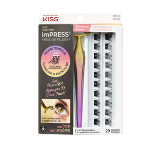 ImPress Press-On Lash Extensions Kit, Voluminous, 21 units