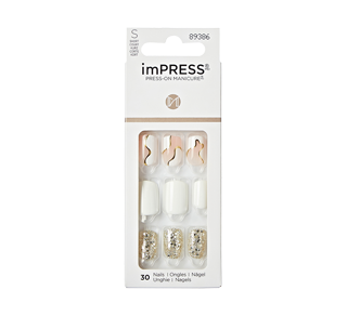 imPRESS Press-On Manicure Fake Nails, 30 units, Astound