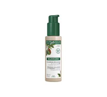 Repairing Cica-Serum with Organic Cupuaçu & Hyaluronic Acid for Very Dry, Damaged Hair, 100 ml
