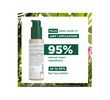 Image 2 of product Klorane - Repairing Cica-Serum with Organic Cupuaçu & Hyaluronic Acid for Very Dry, Damaged Hair, 100 ml