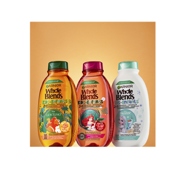 Image 12 of product Garnier - Whole Blends Kids 2-in-1 Shampoo & Hair Detangler, Frozen Oat Delicacy, 250 ml