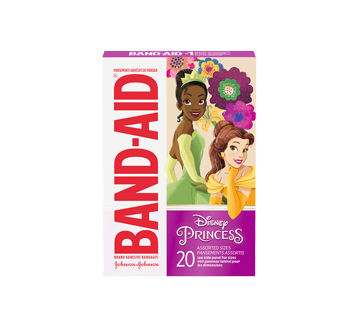 Image 1 of product Band-Aid - Adhesive Bandages for Kids, 20 units, Disney Princess