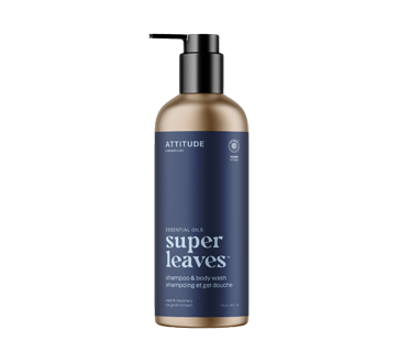 Image of product Attitude - Super Leaves Shampoo & Body Wash, 473 ml, Sage & Rosemary