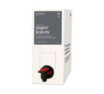 Super Leaves Shampoo & Body Wash Eco-Refill, 2 L, Peppermint & Sweet Orange