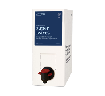 Super Leaves Shampoo & Body Wash Eco-Refill, 2 L, Sage & Rosemary