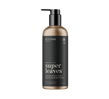 Super Leaves Shampoo & Body Wash, 473 ml, Patchouli & Black Pepper