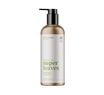 Super Leaves Shower Gel, 473 ml, Bergamot & Ylang Ylang