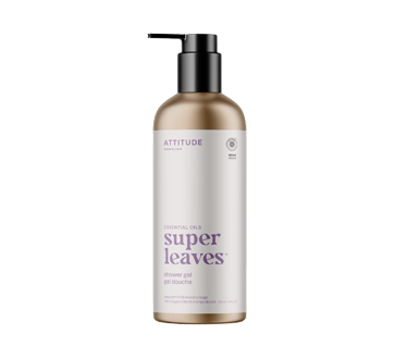 Super Leaves Shower Gel, 473 ml, Peppermint & Sweet Orange