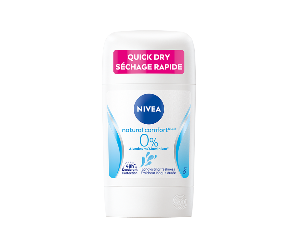 Natural Comfort Aluminum Free Deodorant Stick, 52 g Nivea