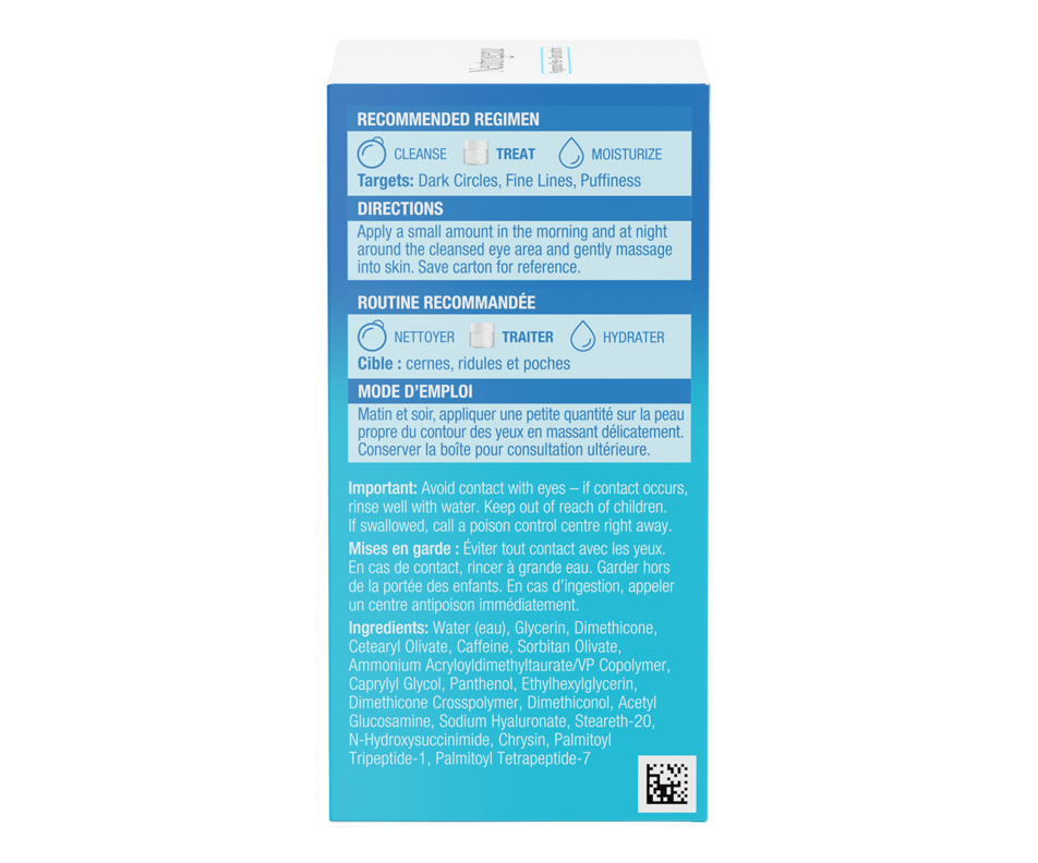 Hydro Boost+ Caffeine Eye Gel Cream with Hyaluronic Acid, 14 g