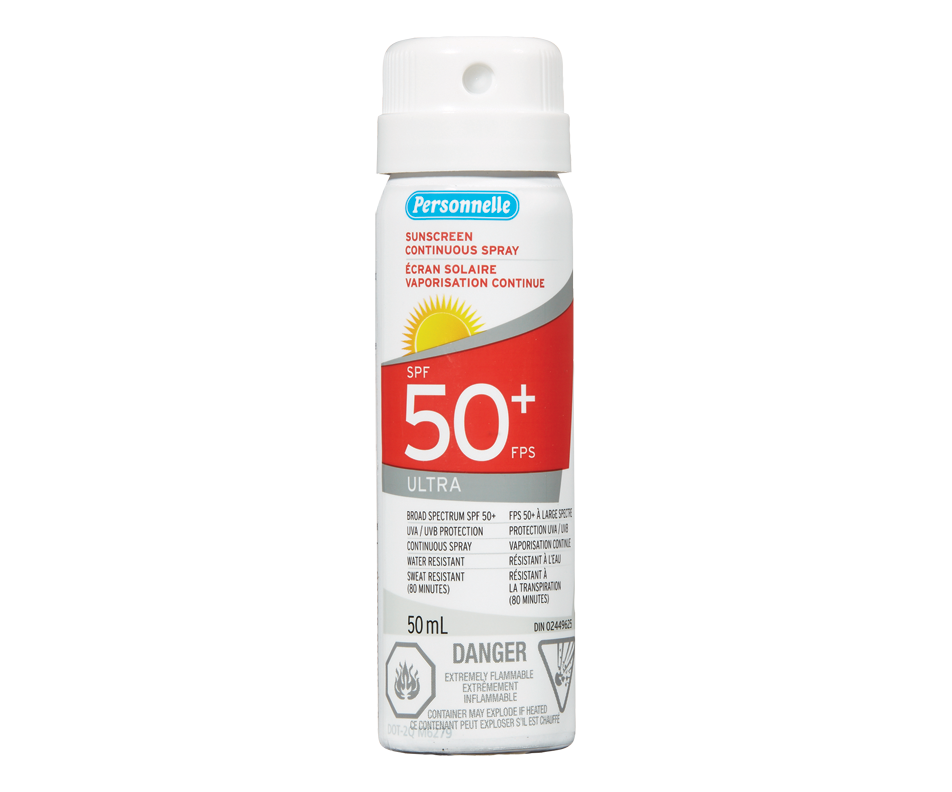 Ultra Sunscreen Continuous Spray SPF 50+, 50 ml Personnelle