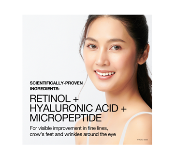 Image 8 of product Neutrogena - Retinol Pro+ Eye Cream Rapid Wrinkle Repair, 1.4 g