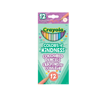 Image of product Crayola - Colors of Kindness Coloured Pencils, 12 units
