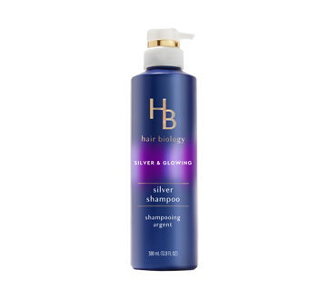 Purple Violet Silver Shampoo For Gray or Blonde Brassy Color Treated Hair, Fights Brassiness and Replenishes, 380 ml