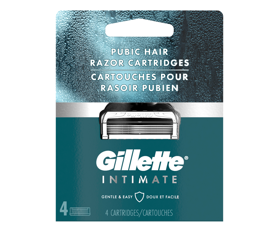 Gillette Intimate Pubic Hair Razor Cartridge Gillette Manual razor