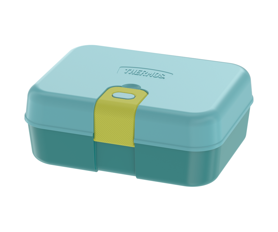 Freestyle FUNtainer Food Storage System with Antimicrobial, Blue, 21x8x17 in Thermos Lunch