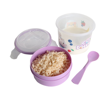 Image 2 of product Gabby - Divided Snack Container with Tray, 1 unit