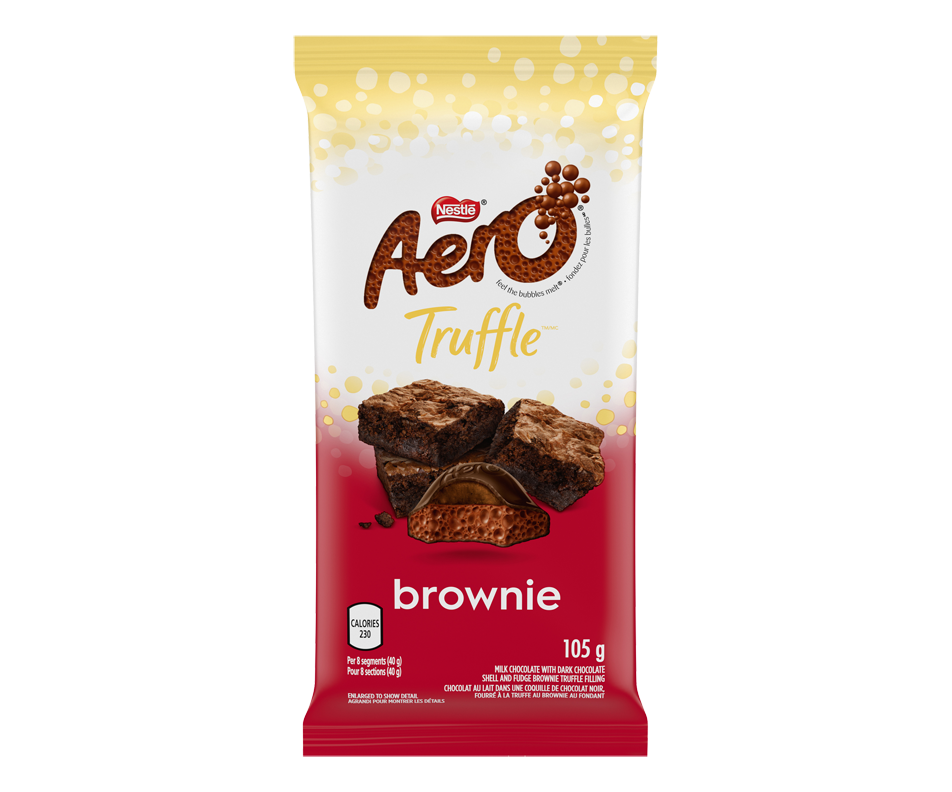 Aero Truffle Chocolate Bar, 105 g Nestlé Family size Jean Coutu
