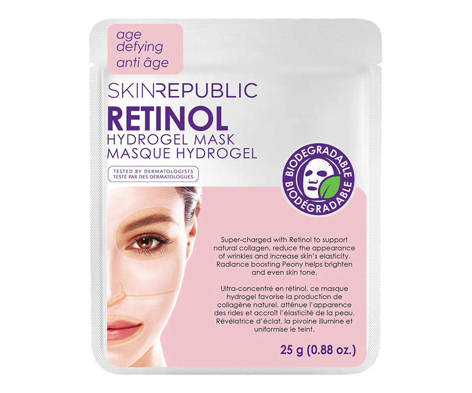 Retinol Hydrogel Face Mask, 25 g Skin Republic Mask Jean Coutu